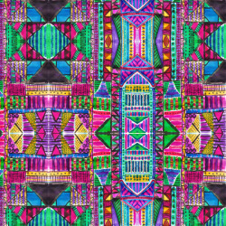 fuckyeahpsychedelics:  “Tribal Patchwork