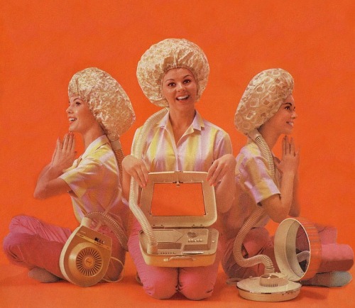 Presto Hair Dryers, 1963edited ad detail/Ladies Home Journal incurlers