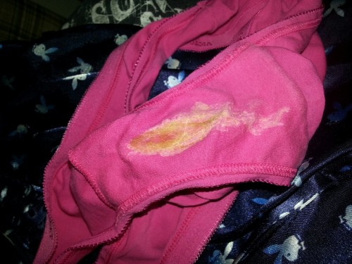 powderider800 submitted: My wife went to a conference the other day, i think by the look of her pantys that she had a good time. what do you think?