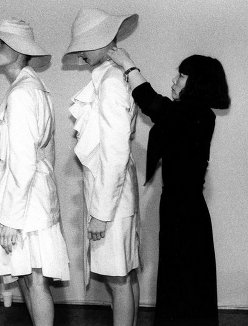 comme des garçons backstage, 1987