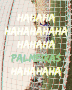 picslatersoccer:  Palmeiras 0 x 2 Corinthians: ”Amanhã é que dia? Hahahaha”