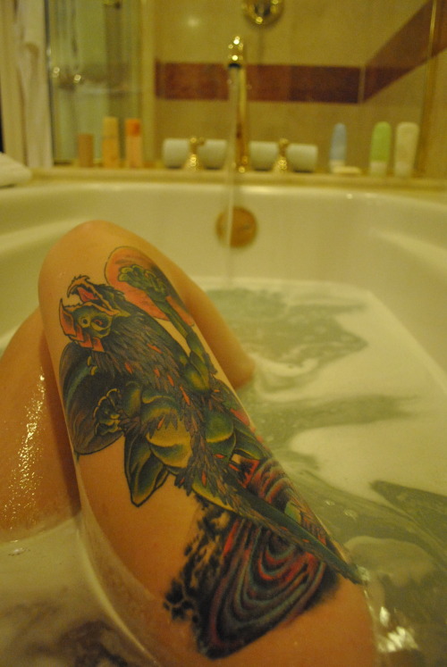 fuckyeahtattoos:  Work (in progress) by Joel Mentor @ Hyperion Tattoo in Depew, NY. 