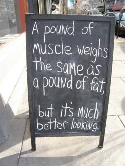 motiveweight:  Muscle looks better than fat. 