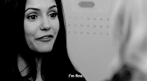 weakenings:  “i’m fine”, she lied 