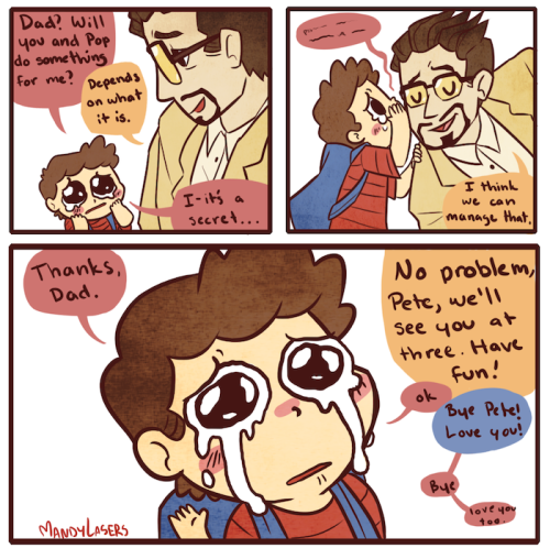 mandylasers: —- A lot of people wanted Peter’s first day of school. I figure he’d 