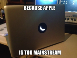 Thefuuuucomics:  Because Apple Is Too Mainstream.