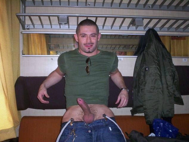 riskyinpublic:  Dick flashing &amp; wanking on the train - horny!