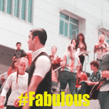 confettistan:  Blaine is really sassy this season. 