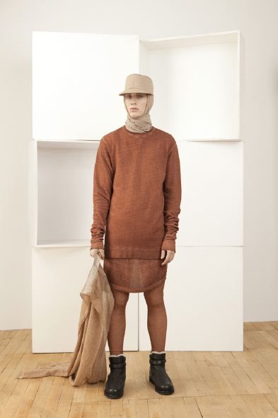 Obsessing over this look (sans the tights)I just want rust colored clothing Silent - Damir Doma &nbs