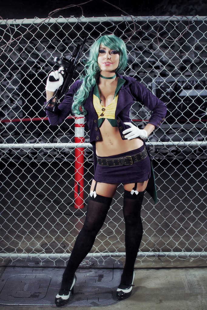 cosplayblog:  Fresh Cosplay! Lady Joker from Batman  Cosplayer: Jessica Nigri [Web
