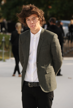  Harry Styles | Burberry Prorsum show | Spring Summer 2013  London Fashion Week // September 17, 2012 