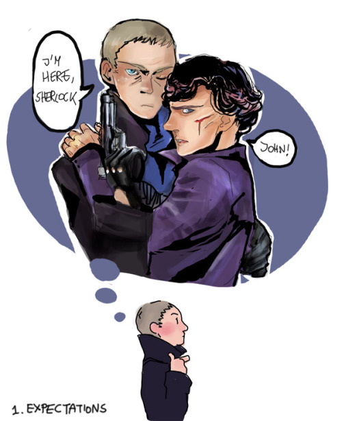 simpleanddestructivechemistry: lebensneid-blog: For Johnlock Gift Exchange, you are doing a great jo