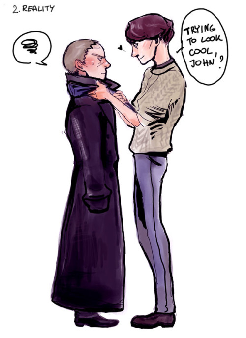 simpleanddestructivechemistry: lebensneid-blog: For Johnlock Gift Exchange, you are doing a great jo