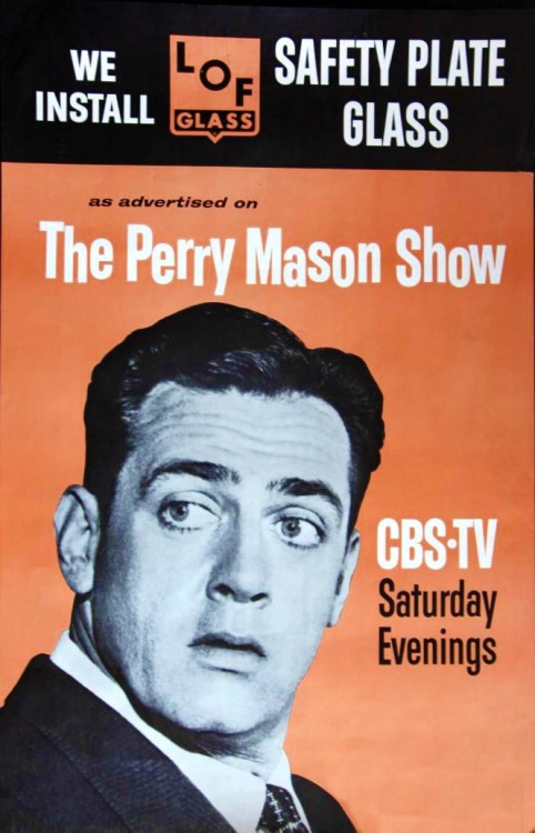 The Perry Mason Showwith ad for L.O.F. Glass 