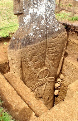 olthing:  No podía irme sin mostraros esta maravilla… Os cuento…Los Moáis de la isla de Pascua (Chile) siempre han sido conocidos como enormes cabezas asomando de la tierra, de gran tonelaje, un misterio entre los más grandes del planeta tierra. 