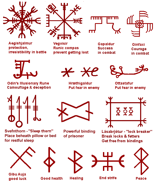 den-frusna-eken: fuckyeahpaganism: Rune Warrior Talismans  Some Icelandic magical staves, as we