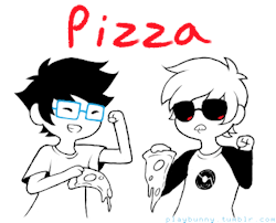 playbunny:  cause who doesn’t do a pizza dance when they get pizza 