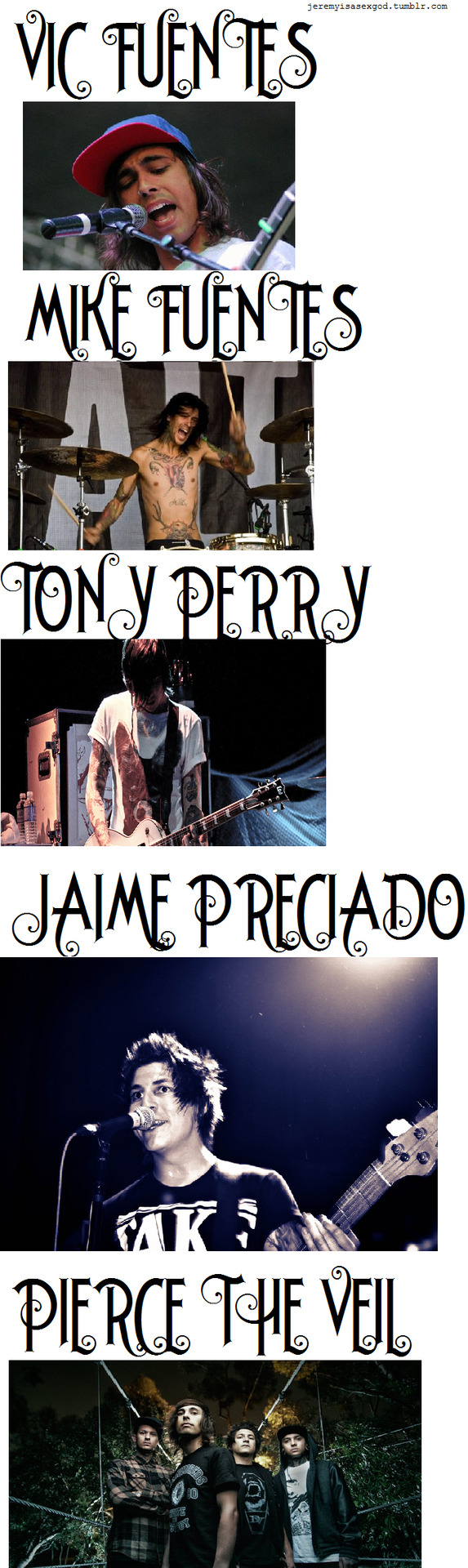 jeremyisasexgod:  Pierce The Veil 