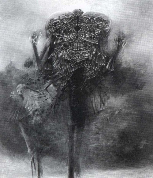 devidsketchbook:  THE BEAUTIFUL NIGHTMARES OF ZDZISLAW BEKSINSKI Artist Zdzislaw Beksinski (24 February 1929 – 21 February 2005) was a renowned Polish painter, photographer, and sculptor. Beksiński executed his paintings and drawings either in what