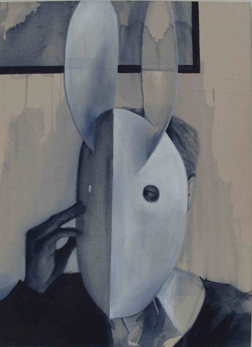 beholders-eye:  Giulia Andreani, Follow the white rabbit,  60x81cm, acrylic on canvas, 2011.