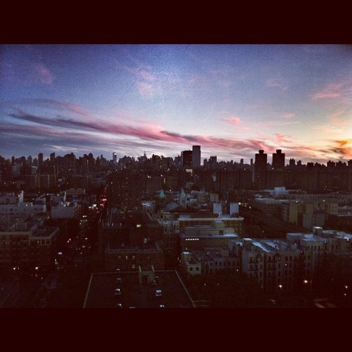 #latergram #nyc #skyline #harlem (Taken With Instagram)