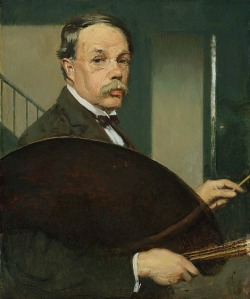 twofacedmirror:  Philip Leslie Hale (American, 1865–1931), Self-portrait, 1915 