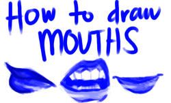 dredsina:    broadfields asked you: Could you possibly do a mouth tutorial? Unless you’ve already done so. In that case, possibly pointing me in the right direction? :]  I wash my hands of this. It’s evidence of my piss-poor design skills. 