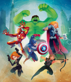 patientcomicaddict:  THE AVENGERS by Seoro. O. 