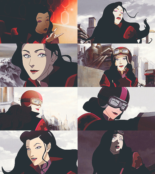 fire-lady:  asami sato + red 