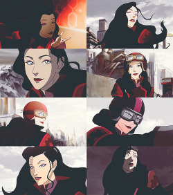 Fire-Lady:  Asami Sato + Red 