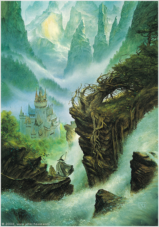 The Art of Alan Lee and John Howe — dewognatos: lohrien: Legolas and Gimli  Smaug