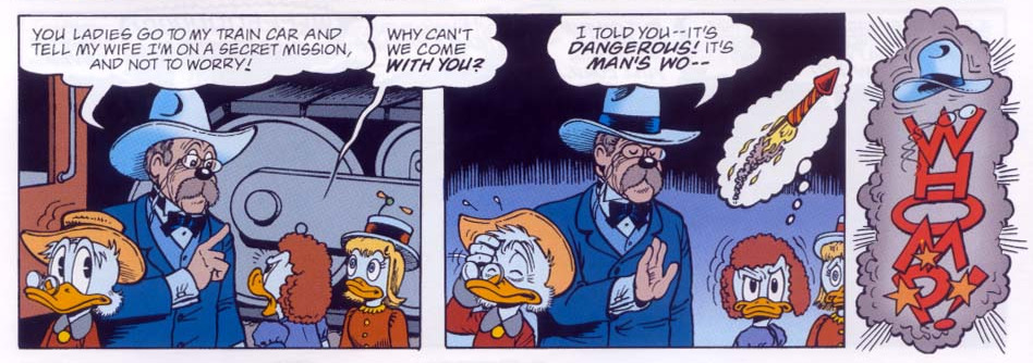 abarero:  Remember that time Donald Duck’s mom cussed out Teddy Roosevelt over