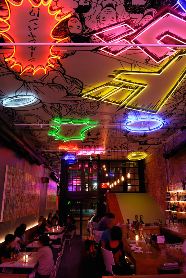 thejp365:  Located in NYC, Tokyo Bar is covered with Japanese Manga illustrations