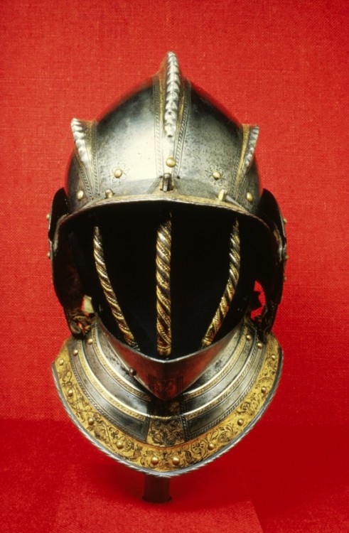 collective-history:Buronet Helmet and Reinforce for a Field Breastplate of Emperor Maximilian II ca.