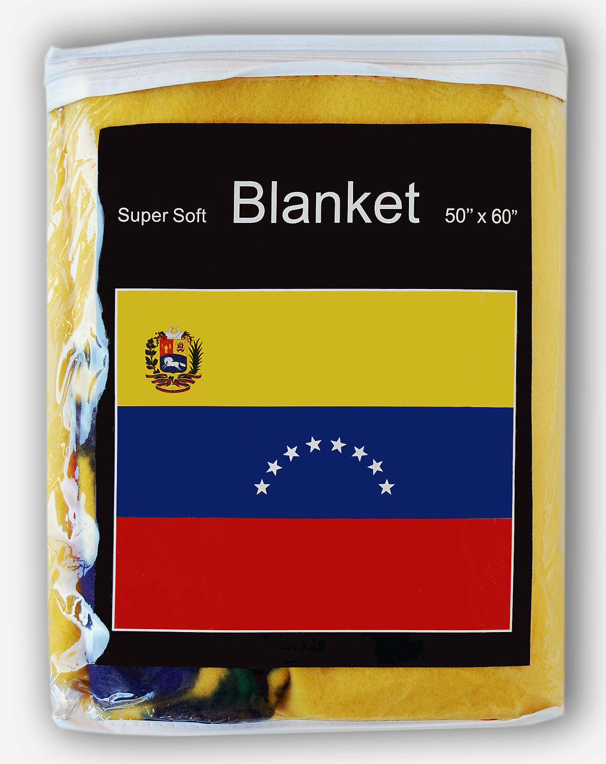 COBIJA BANDERA DE VENEZUELA $ 25.00 VENEZUELAN FLEECE BLANKET