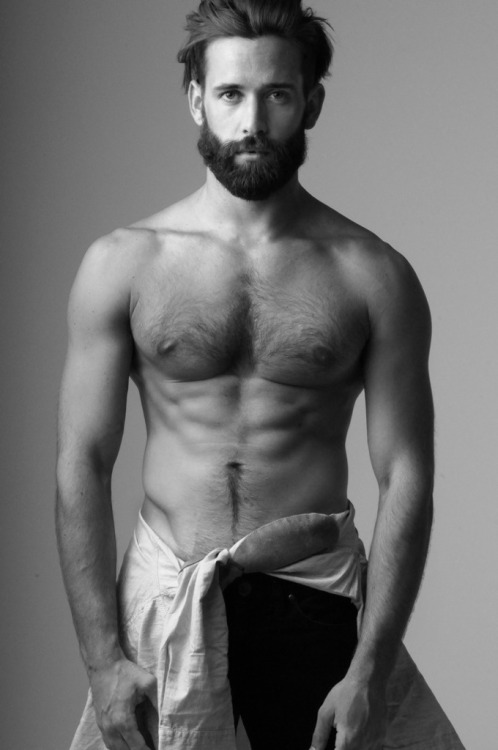 XXX beardedandburly:  levi jackson, male model photo