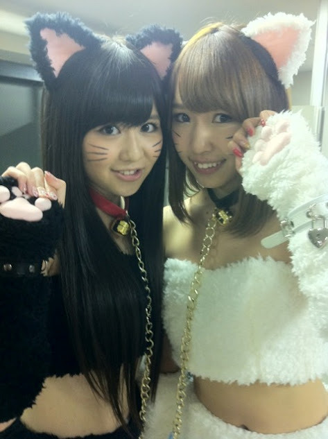 akibeya:  佐藤夏希 - Google+ - 二回戦でまけちゃったけどすーねこNねこができたので満足っ\(//∇//)&hellip; 佐藤すみれ　佐藤夏希