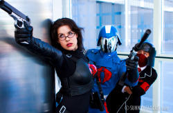 misskitquinn:  sunnyheadcase:  Comikaze 2012 Baroness (the Kit Quinn), Cobra Commander and Cobra PR.  oh yummy, look at us! 