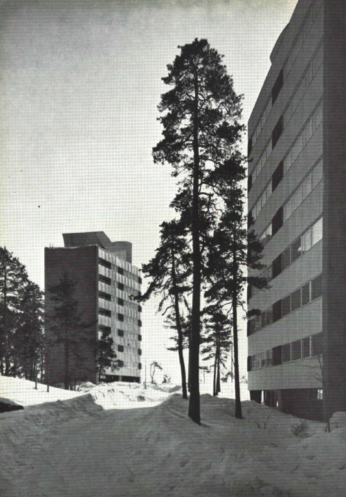 procrete: Housing of Tapiola, Espoo, Finland (circa July 1965). Tapiola is largely the product of a 