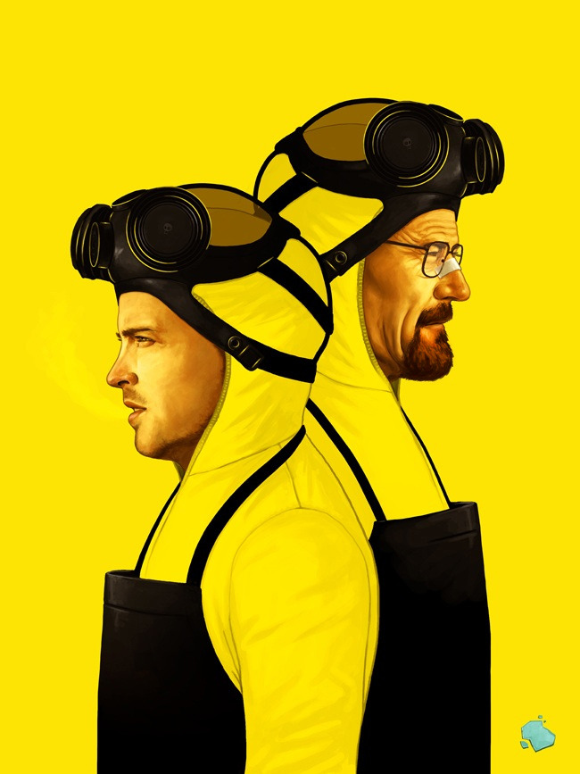 for-redheads:  Breaking Bad Art Project 