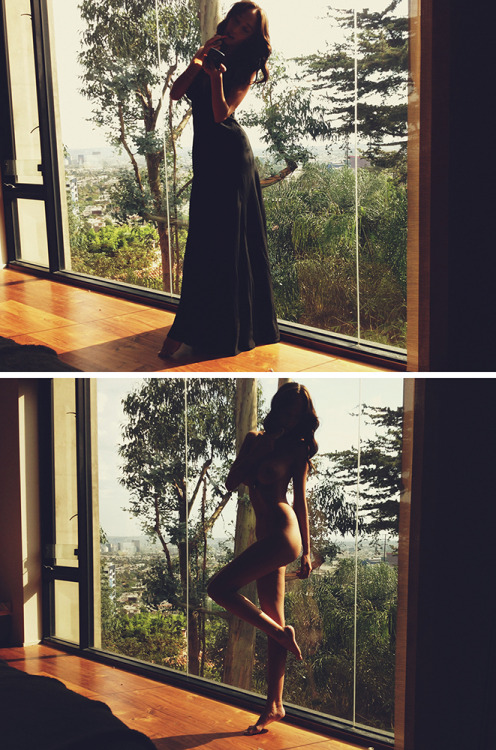 kennysweeney:  “Two of Everything” Editorial Model - Leia Contois Makeup/hair - Raciney Wardrobe - Arielle Shapiro 