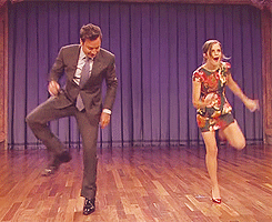 baseballandbeerisallineed:  multifandoms-blog: Emma Watson Dancing with Jimmy Fallon