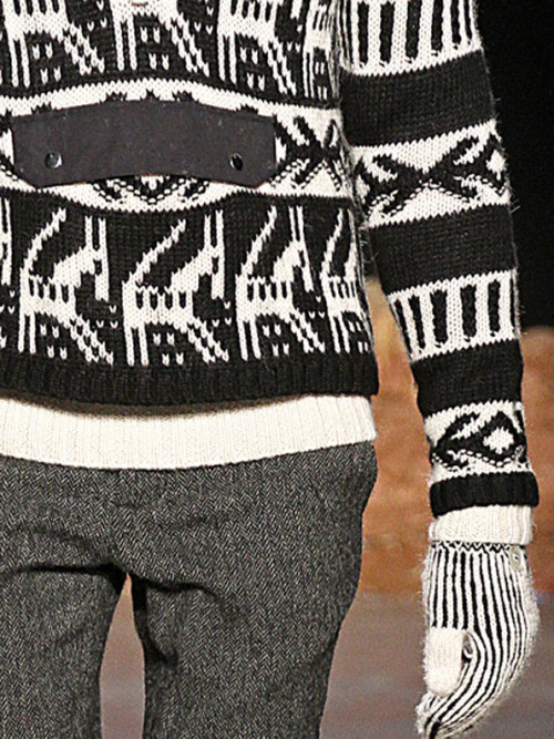 fair isle sweater detail Band of Outsiders, Autumn/Winter 2012