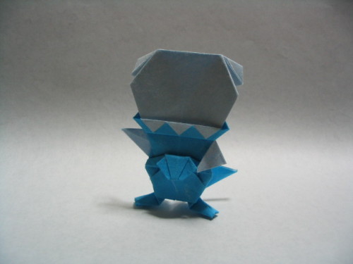 saveroomminibar:  “Pokegami” by Calico’s Origami Aquarium.  sick