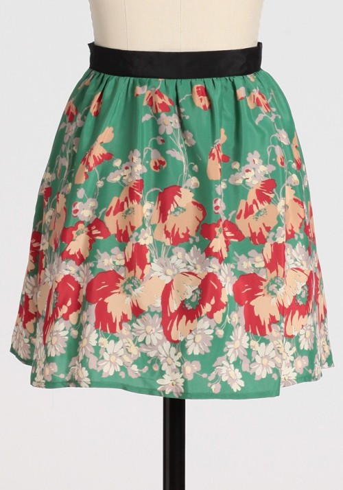 RUCHE botanical garden skirt