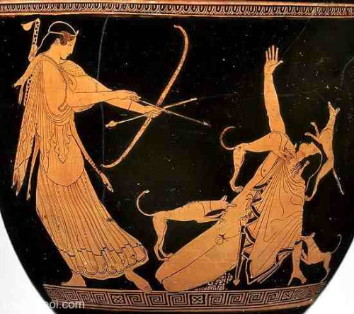 robcalfee: rileyyredd: Death of Actaeon, ca. 460 B.C. (via TumbleOn)