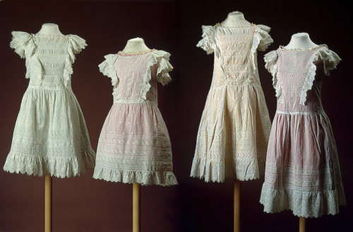 omgthatdress:Dresses Worn by Olga, Tatyana, Maria, and Anastasia Romanov1900sThe Hermitage Museum