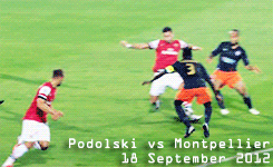 Montpellier vs the Arsenal Champions League 18 September 2012