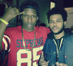 pretty flacko and weeknd