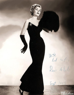      Renée De Milo Vintage 50’S-Era Promo Photo Personalized To Burly-Q Enthusiast,